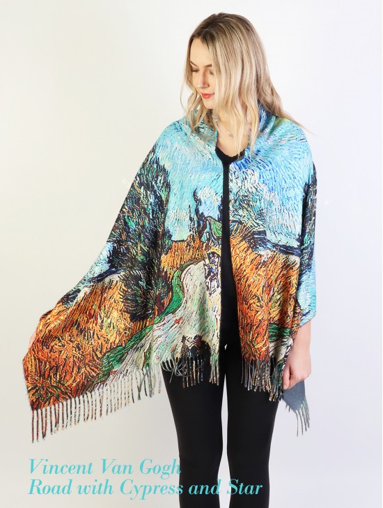 Oil Painting Design Fashion Scarf
